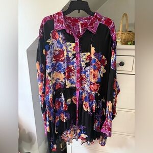 Free People button down tunic NEW